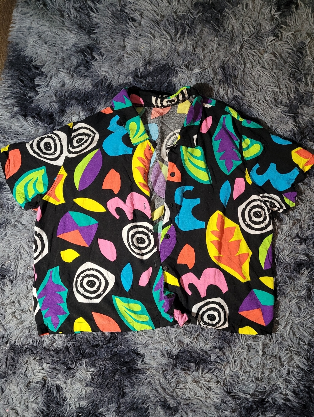 Stranger Things Eleven Pattern Cosplay Button Up Top